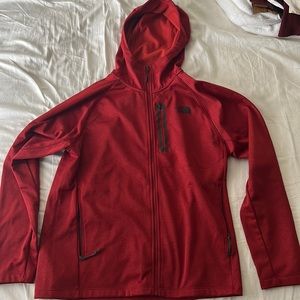 The North Face red sweater size Large
